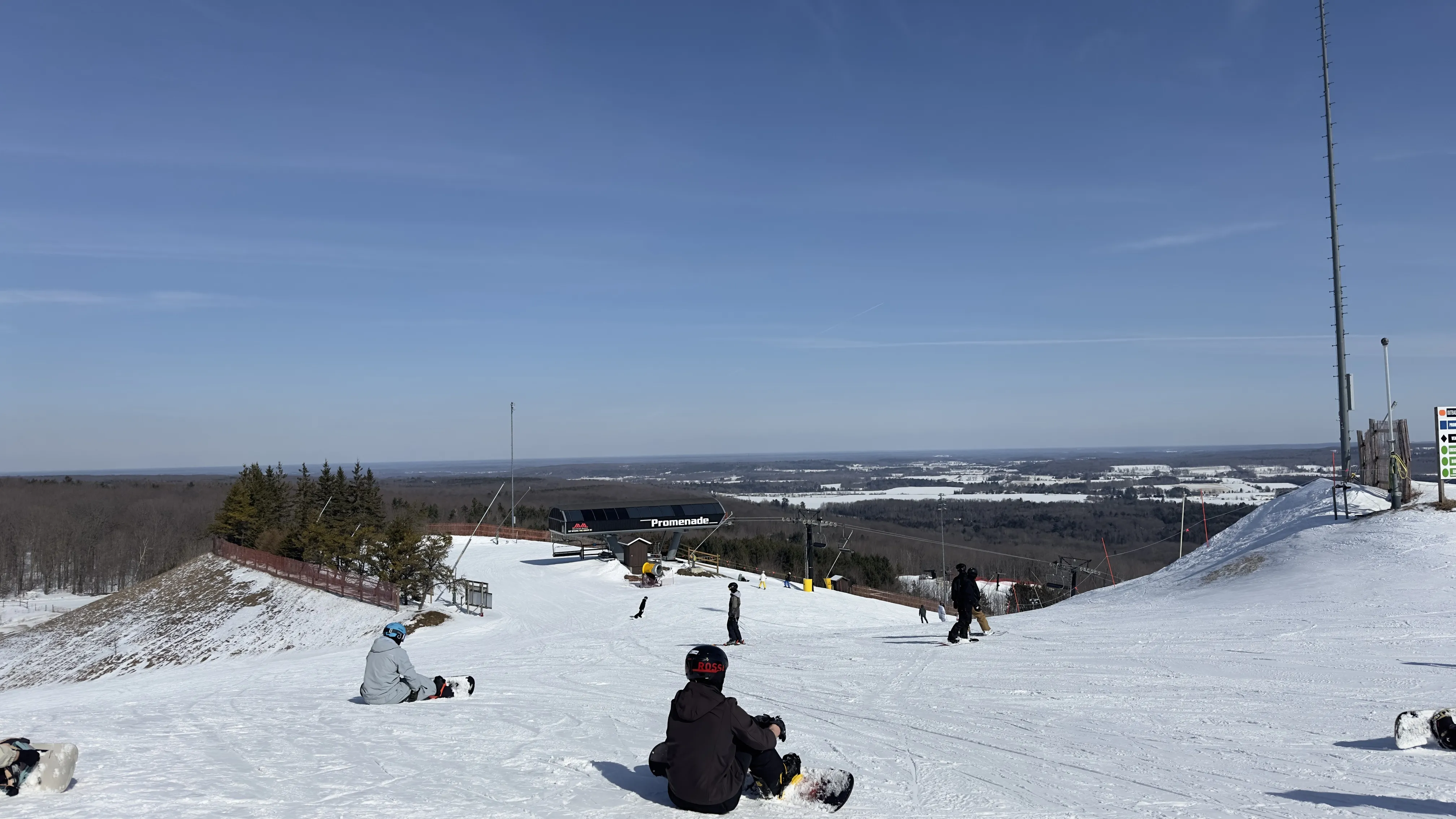 Ski slope at Mount St. Louis Moonstone.